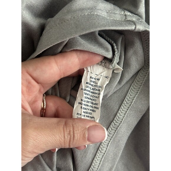 Polo Sport Ralph Lauren Mens Gray 1/4 Zip Performance Pullover Shirt sz Large - Picture 4 of 4